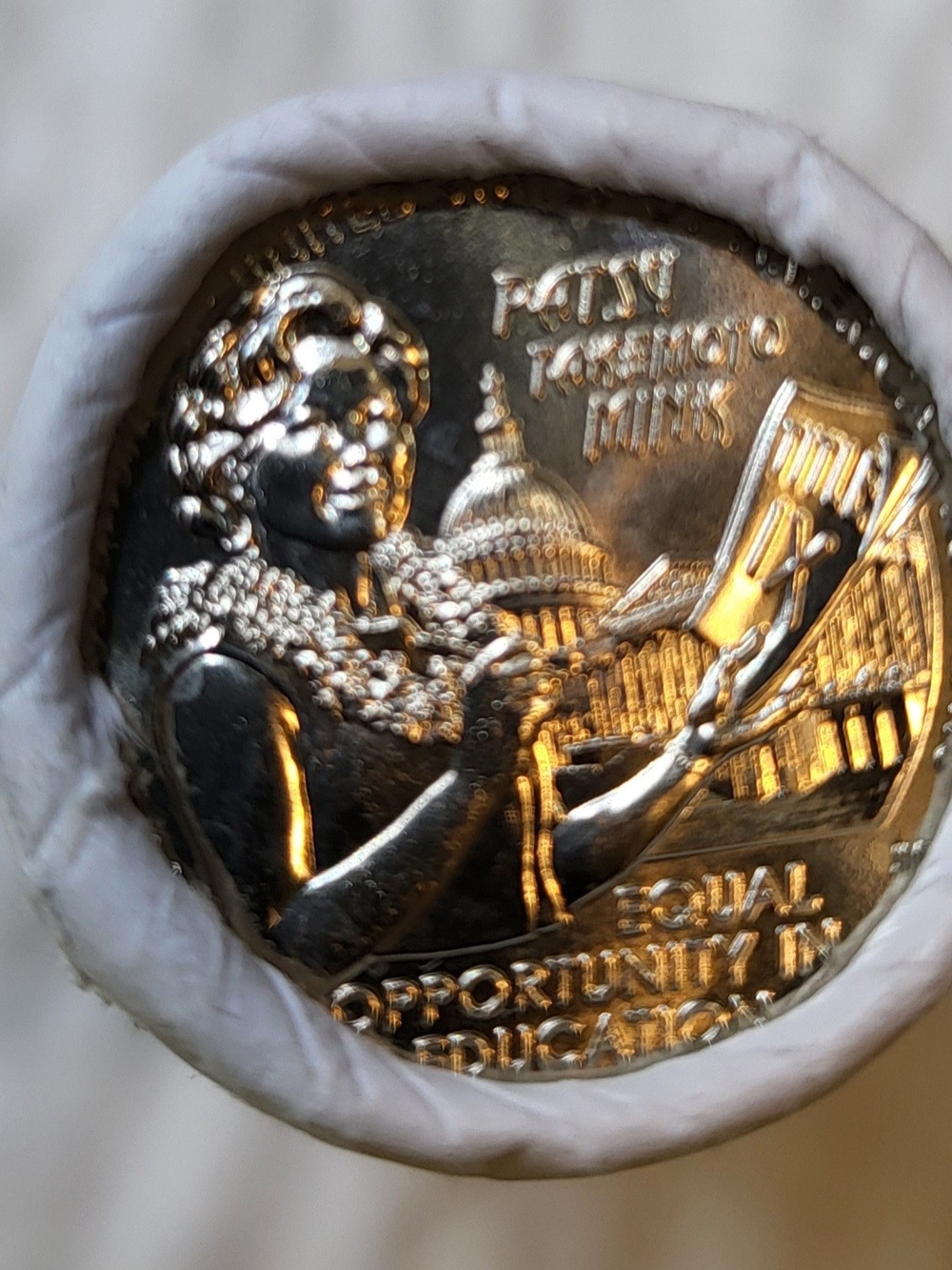 The 2024-S Hon. Patsy Takemoto Mink Quarter Roll